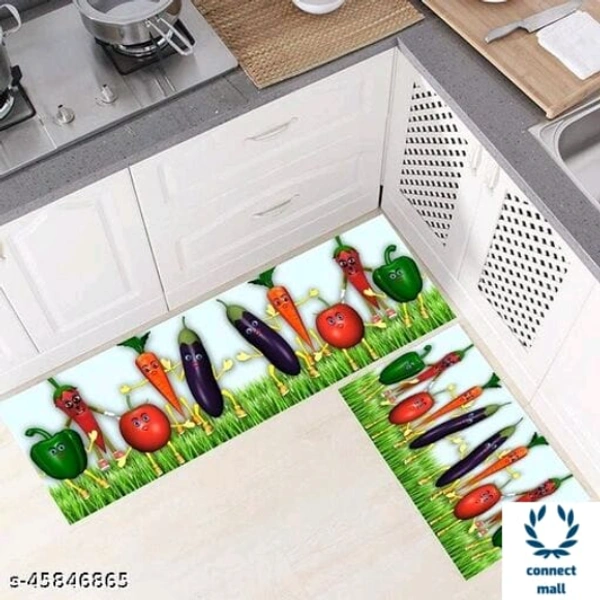 Digital Kitchen Mat Combo Pack Of 2